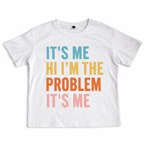 “It’s Me Hi I’m the Problem It’s Me” Graphic Tee – Girls Size 8